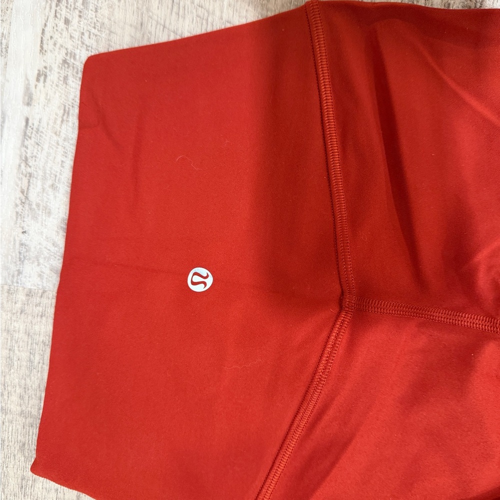 Lululemon Red Athletic Skirt